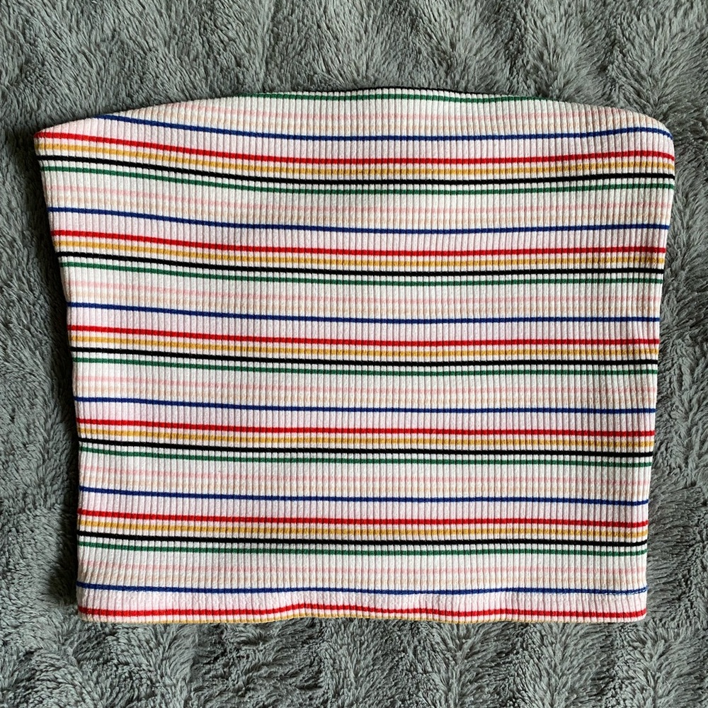 American eagle colorful tube top size small